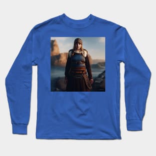 Viking Shield Maiden Long Sleeve T-Shirt